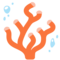 Coral emoji on Twitter